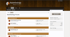 Desktop Screenshot of forums.basketballogy.com